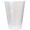 Fabri-Kal RK 16 oz Ribbed Plastic Cold Drink Cups - Translucent (50/Sleeve, 20 Sleeves/Carton)